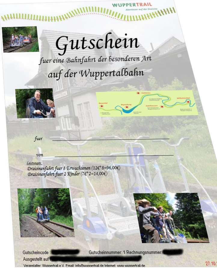 Geschenkgutschein.